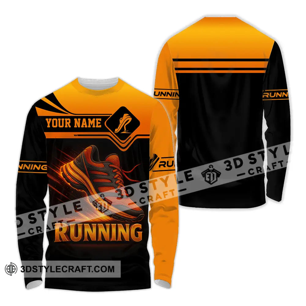 Unisex Shirt Custom Running Lover Shirt Long Sleeve Shirt / S T shirt