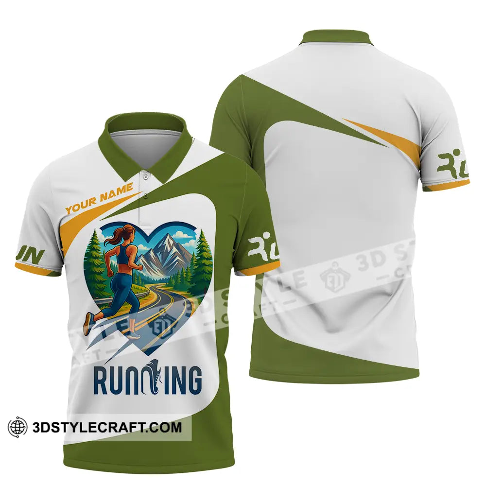 Unisex Shirt - Custom Running Lover Shirt Polo Shirt / S T-shirt