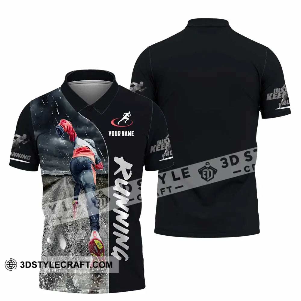 Unisex Shirt - Custom Running Lover Shirt Polo Shirt / S T-shirt