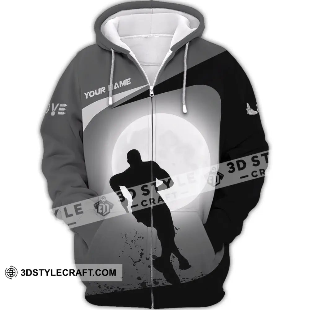 Unisex Shirt - Custom Running Lover Shirt Zipper Hoodie / S T-shirt