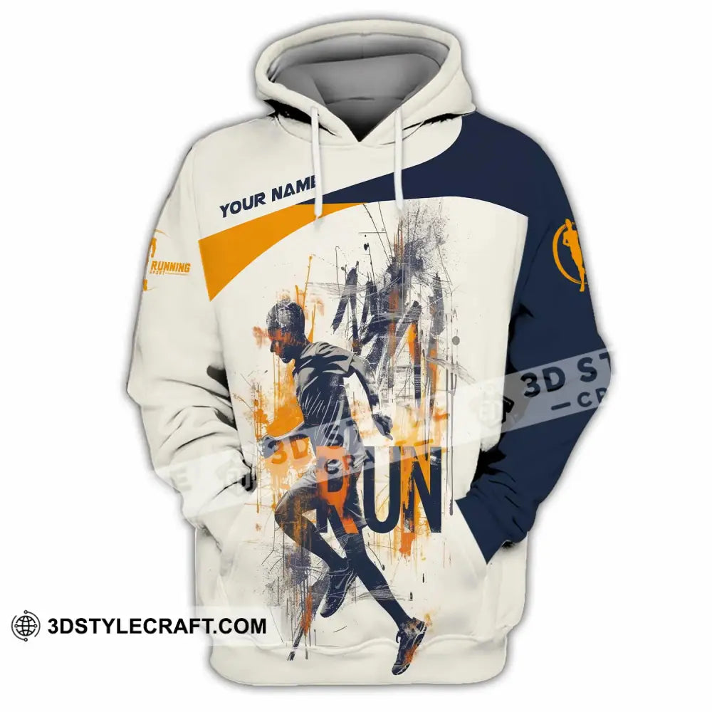 Unisex Shirt - Custom Running Never Give Up 3D Shirt Hoodie / S T-shirt