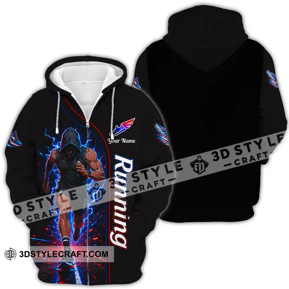 Unisex Shirt - Custom Running Shirt - Zipper Hoodie / S - T-shirt