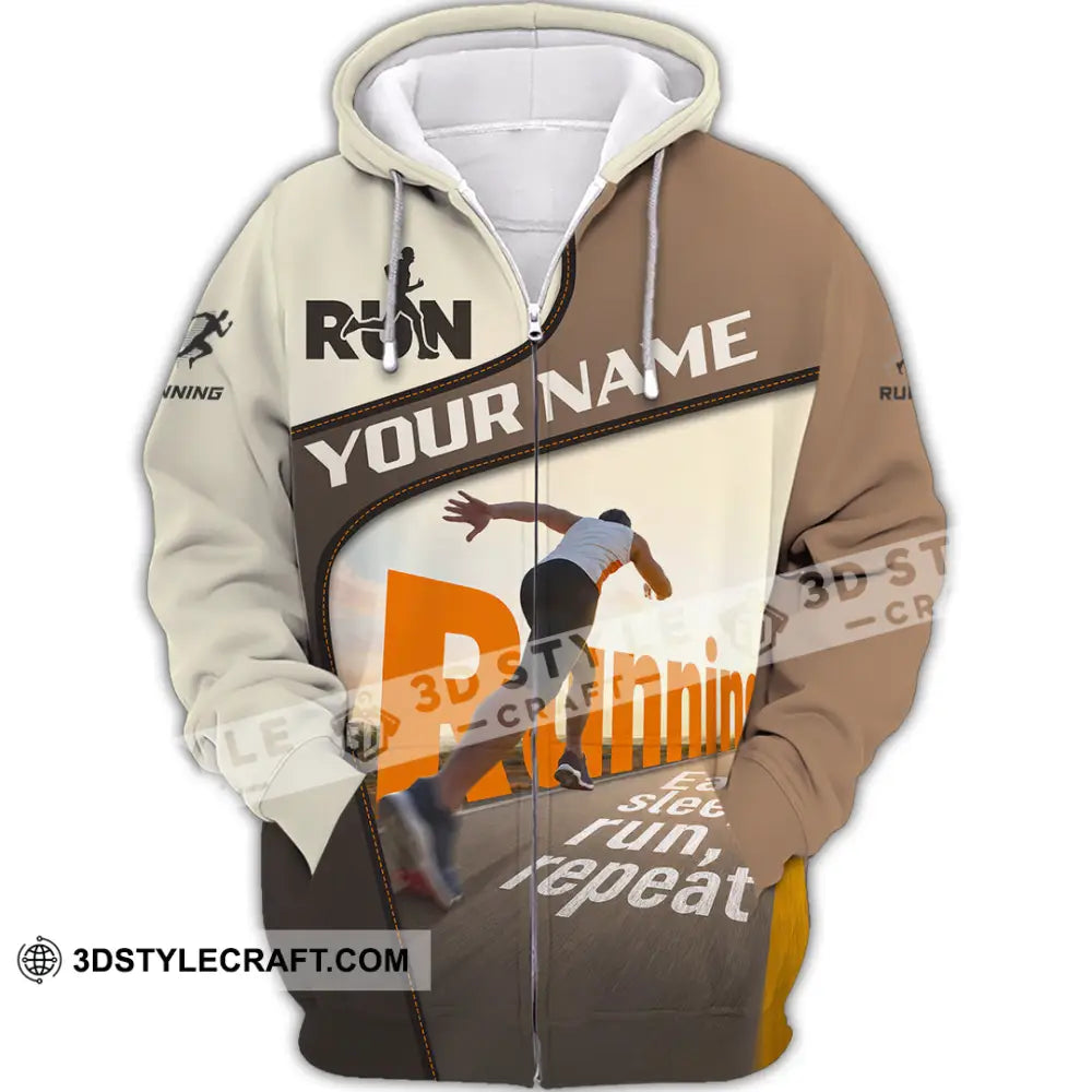 Unisex Shirt - Custom Running Shirt - Zipper Hoodie / S - T-shirt