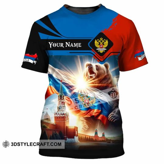Unisex Shirt - Custom Russia 3D Shirt style option 4