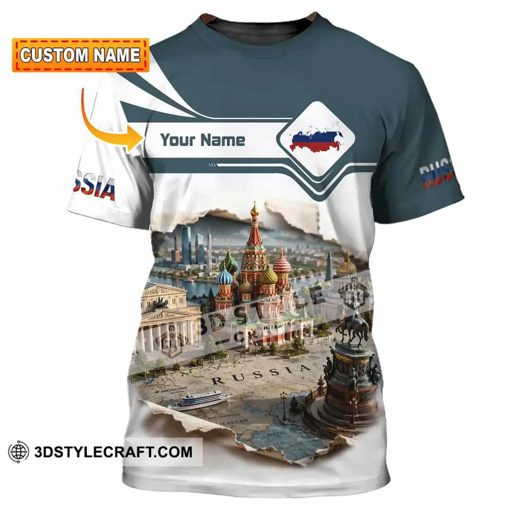 Unisex Shirt - Custom Russia Shirt - T-shirt