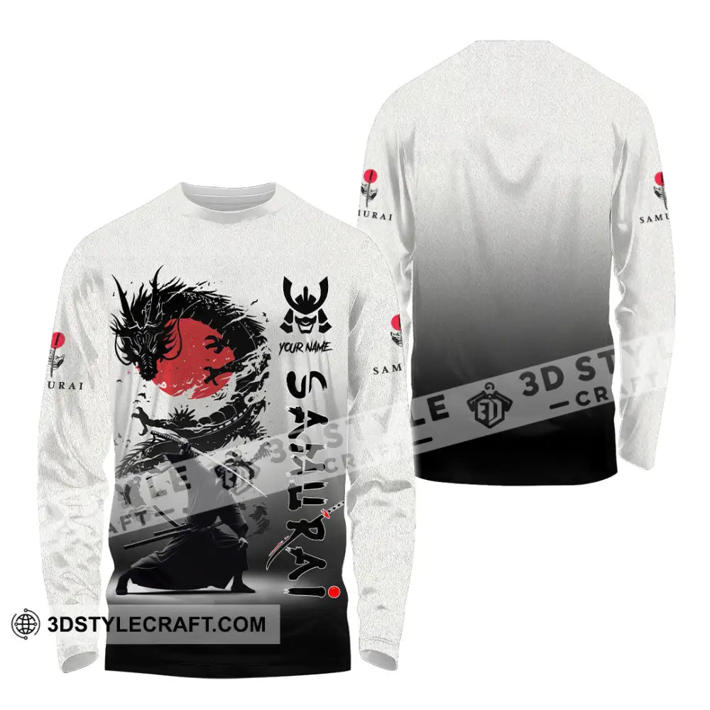 Unisex Shirt Custom Samurai Shirt Long Sleeve Shirt / S T shirt