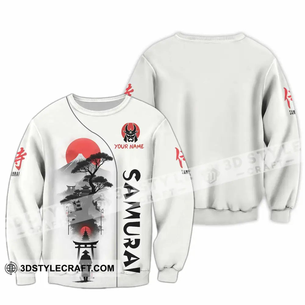 Unisex Shirt Custom Samurai Shirt Long Sleeve / S T shirt