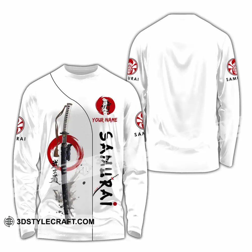 Unisex Shirt - Custom Samurai Shirt Long Sleeve Shirt / S T-shirt