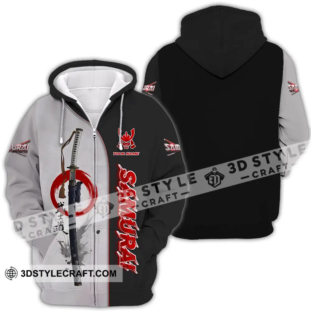 Unisex Shirt - Custom Samurai Shirt Zipper Hoodie / S T-shirt