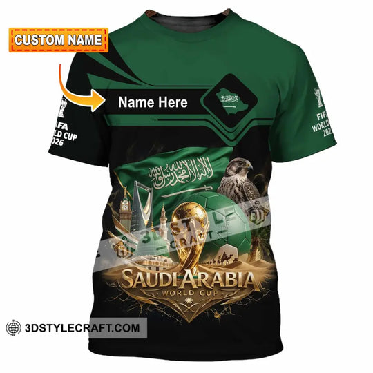 Unisex Shirt - Custom Saudi Arabia World Cup 2026 Shirt style option 1