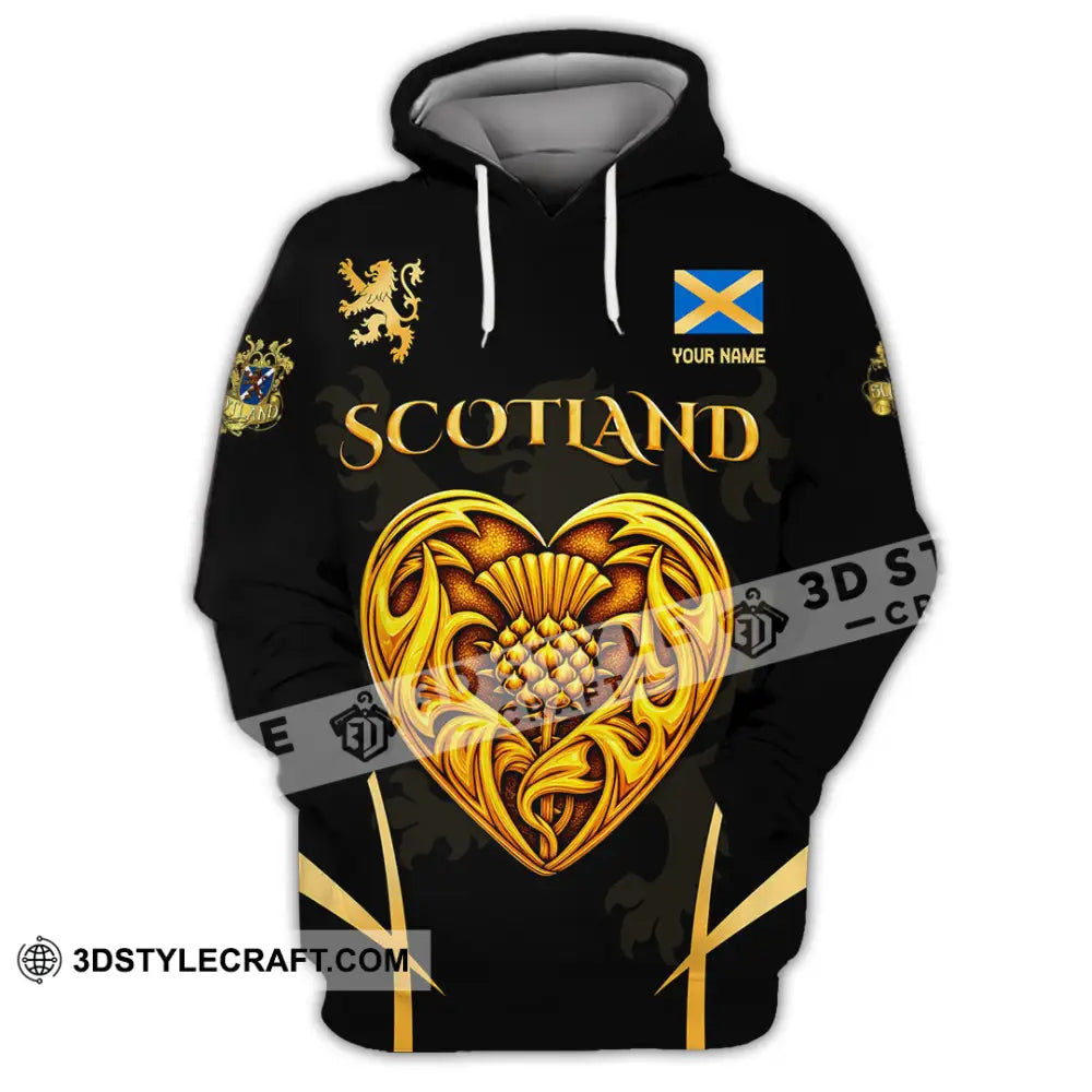 Unisex Shirt - Custom Scotland 3D Shirt Hoodie / S T-shirt