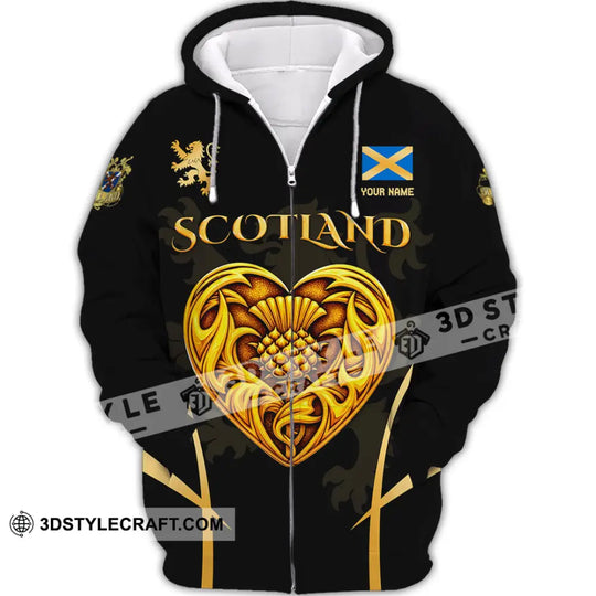 Unisex Shirt - Custom Scotland 3D Shirt style option 2