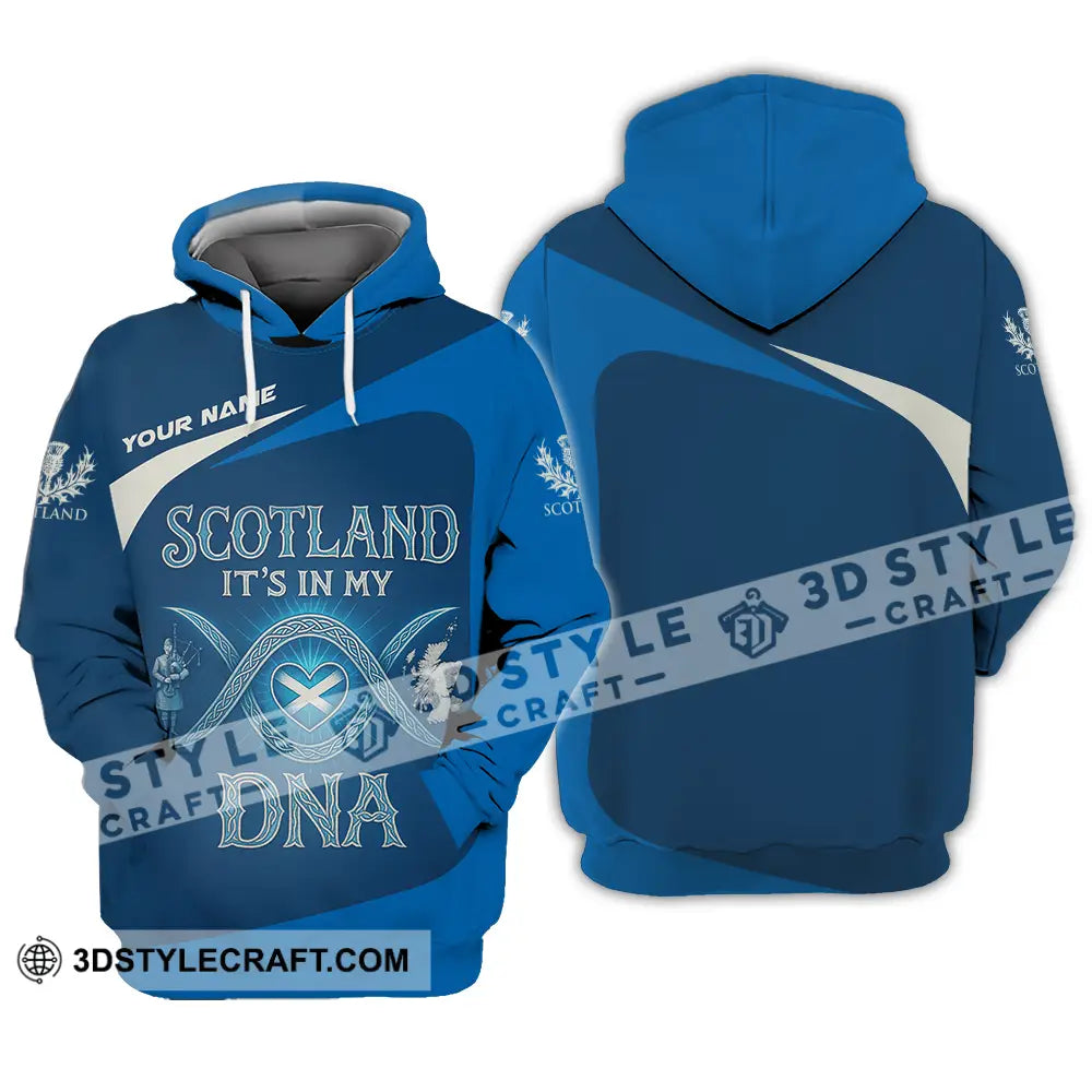Unisex Shirt Custom Scotland It’s In My DNA Shirt Hoodie / S T shirt