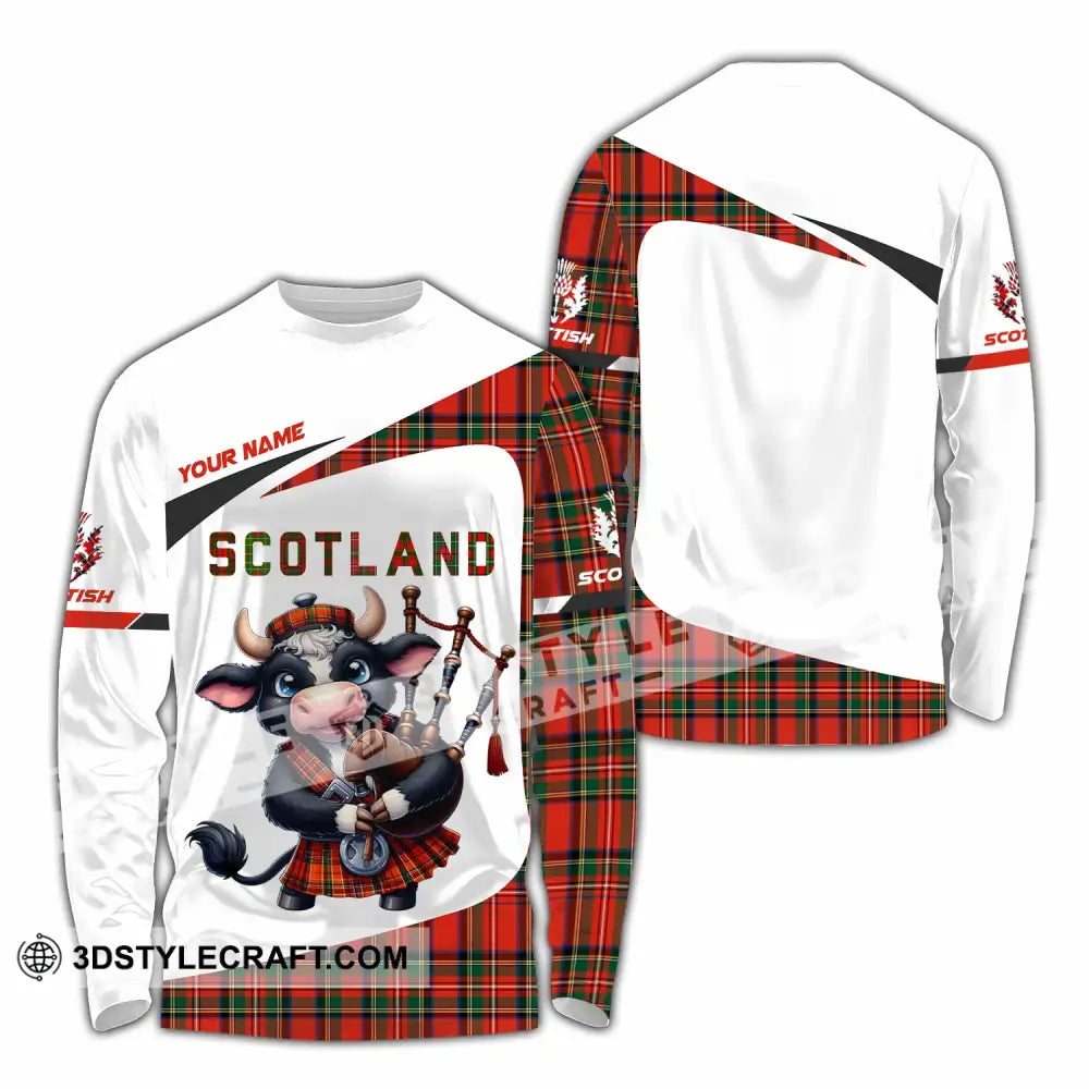 Unisex Shirt - Custom Scotland Shirt Long Sleeve Shirt / S T-shirt
