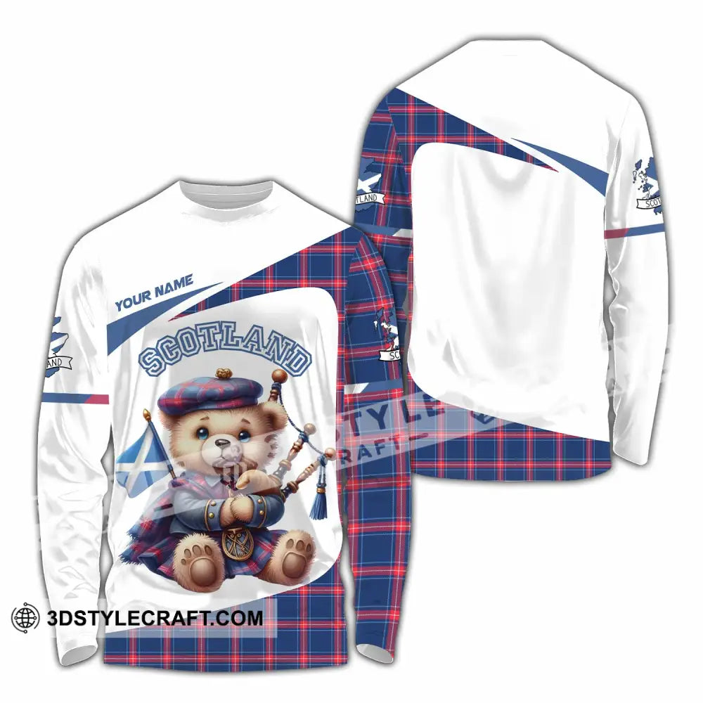 Unisex Shirt - Custom Scotland Shirt Long Sleeve Shirt / S T-shirt