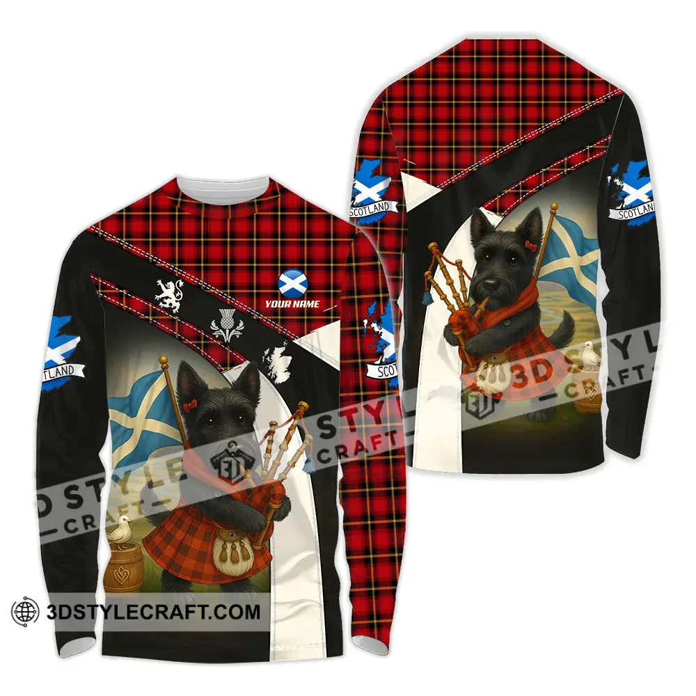 Unisex Shirt - Custom Scotland Pet Lover Shirt Long Sleeve Shirt / S T-shirt