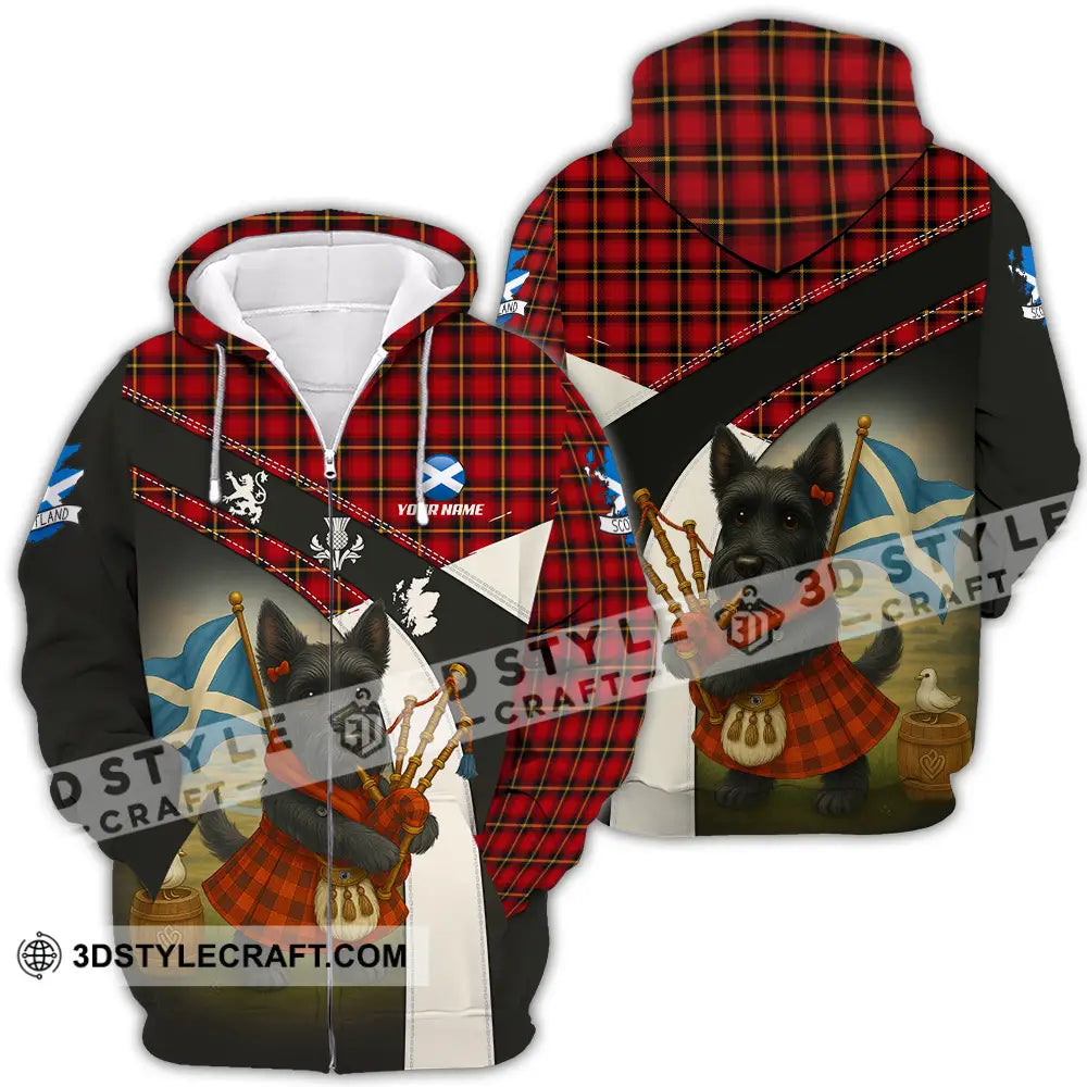 Unisex Shirt - Custom Scotland Pet Lover Shirt Zipper Hoodie / S T-shirt