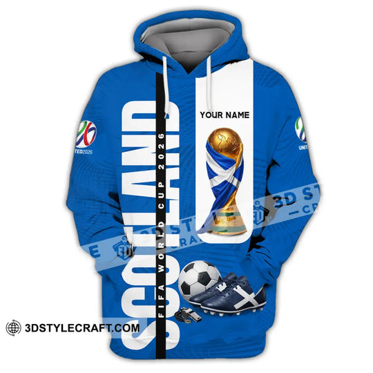 Unisex Shirt - Custom Scotland World Cup 2026 3D Shirt style option 2