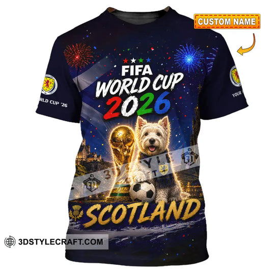 Unisex Shirt - Custom Scotland World Cup 2026 Shirt style option 1
