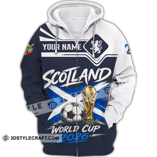 Unisex Shirt - Custom Scotland World Cup 2026 Shirt style option 3