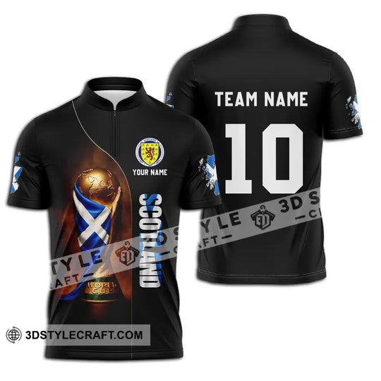 Unisex Shirt - Custom Scotland World Cup 3D Shirt style option 2
