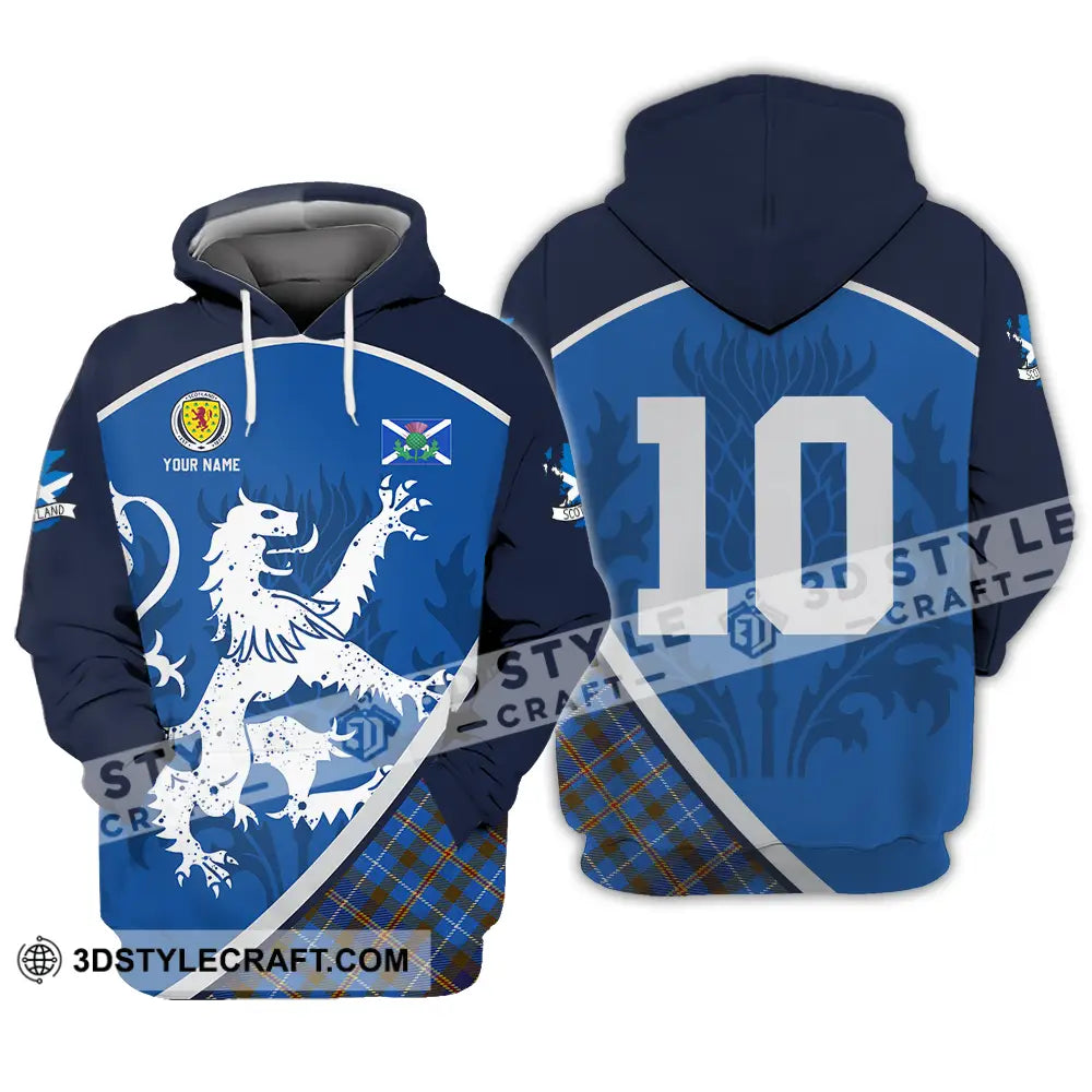 Unisex Shirt - Custom Scottish 3D Shirt Hoodie / S T-shirt