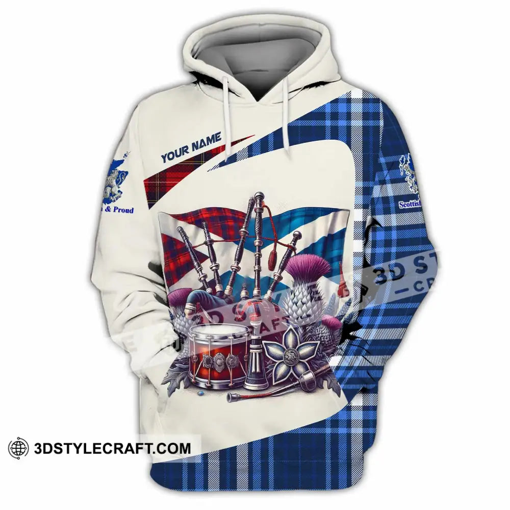 Unisex Shirt - Custom Scottish & Proud Shirt Hoodie / S T-shirt
