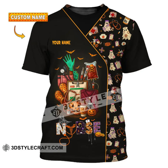 Unisex Shirt - Custom Scrubstar Fright Friends Nurse Halloween Shirt style option 1