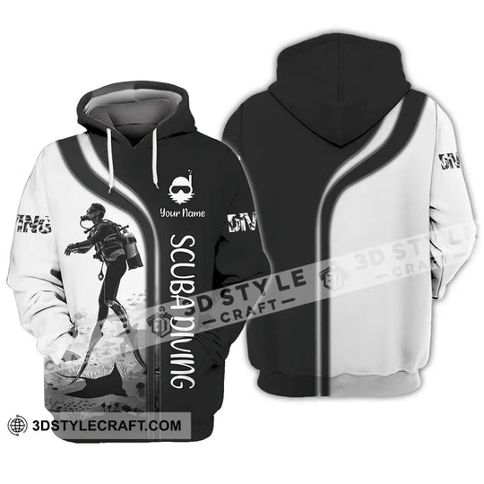 Unisex Shirt - Custom Scuba Diving 3D Shirt style option 3