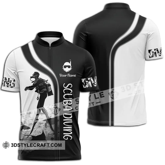 Unisex Shirt - Custom Scuba Diving 3D Shirt style option 2