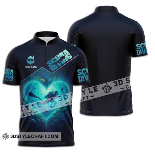 Unisex Shirt - Custom Scuba Diving 3D Shirt style option 2