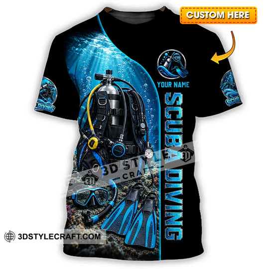 Unisex Shirt - Custom Scuba Diving Shirt style option 1