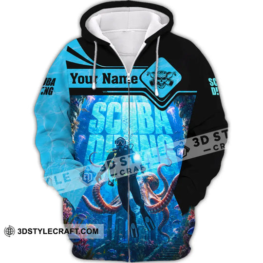 Unisex Shirt - Custom Scuba Diving Shirt style option 3
