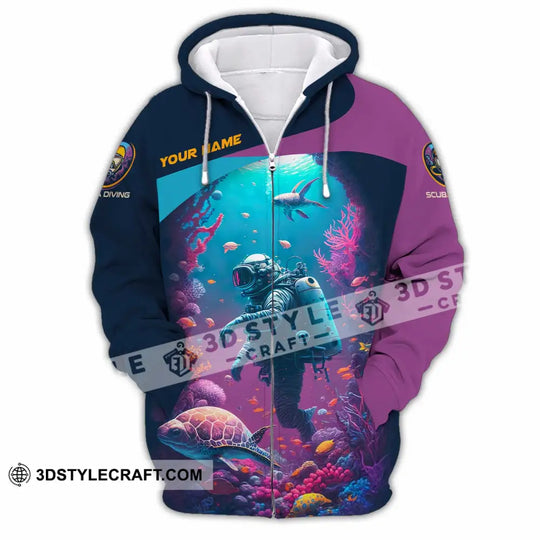 Unisex Shirt - Custom Scuba Diving Shirt style option 3