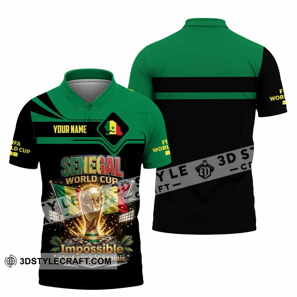 Unisex Shirt - Custom Senegal World Cup 2026 Shirt - Polo Shirt / S - T-shirt