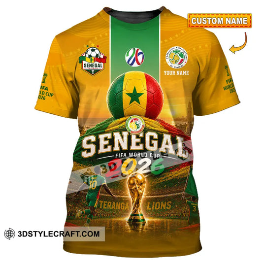 Unisex Shirt - Custom Senegal Shirt style option 1