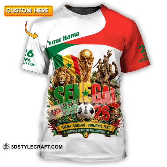 Unisex Shirt - Custom Senegal Shirt style option 1
