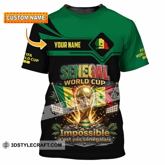 Unisex Shirt - Custom Senegal Shirt style option 1