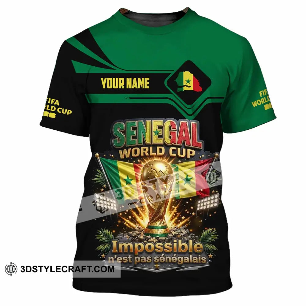 Unisex Shirt - Custom Senegal World Cup 2026 Shirt - T-Shirt / S - T-shirt