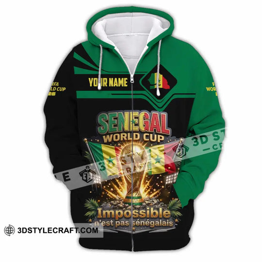 Unisex Shirt - Custom Senegal Shirt style option 4