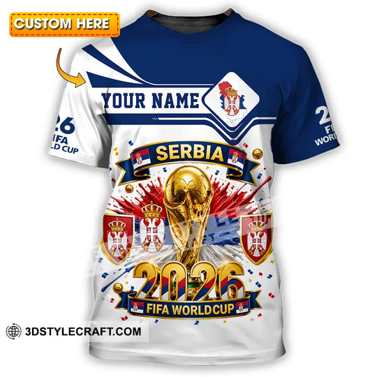 Unisex Shirt - Custom Serbia Shirt style option 1