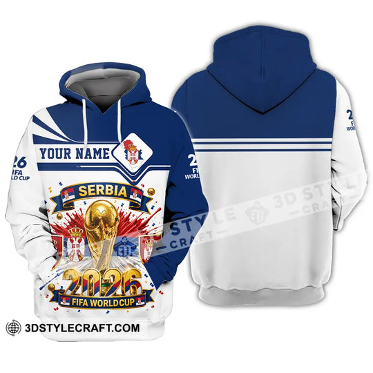 Unisex Shirt - Custom Serbia World Cup 2026 Shirt style option 3