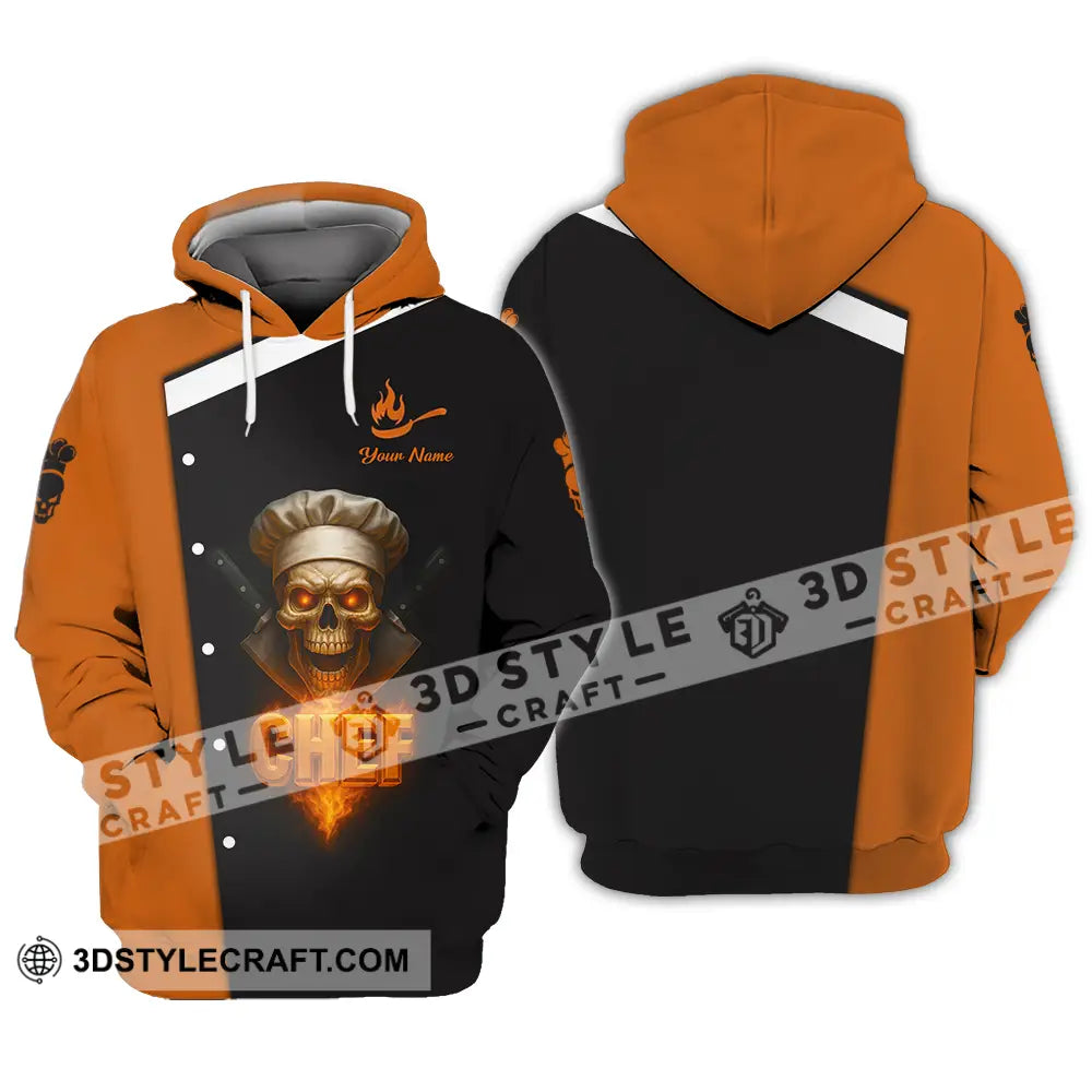 Unisex Shirt - Custom Skull Master Chef Shirt Hoodie / S T-shirt