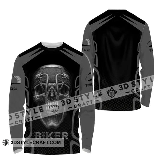 Unisex Shirt - Custom Skull Rider, Riding Lover Shirt style option 4