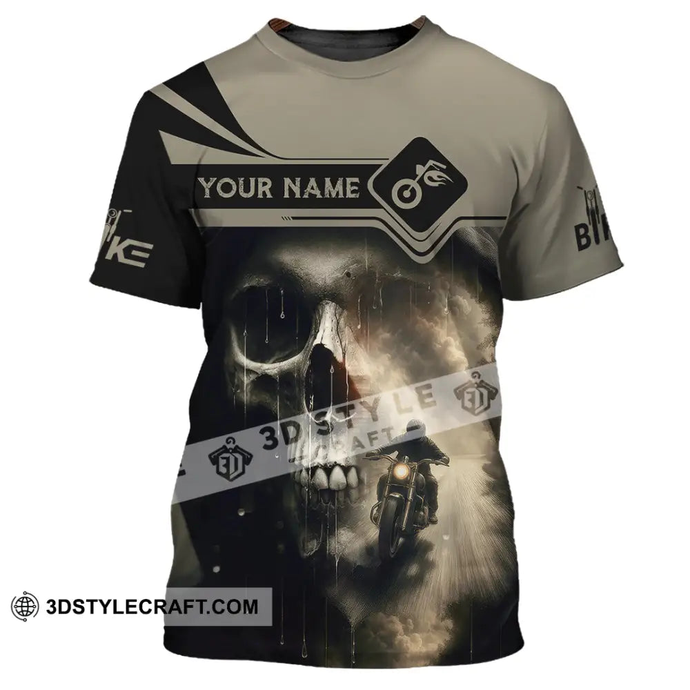 Unisex Shirt - Custom Skull Rider Shirt T-Shirt / S T-shirt