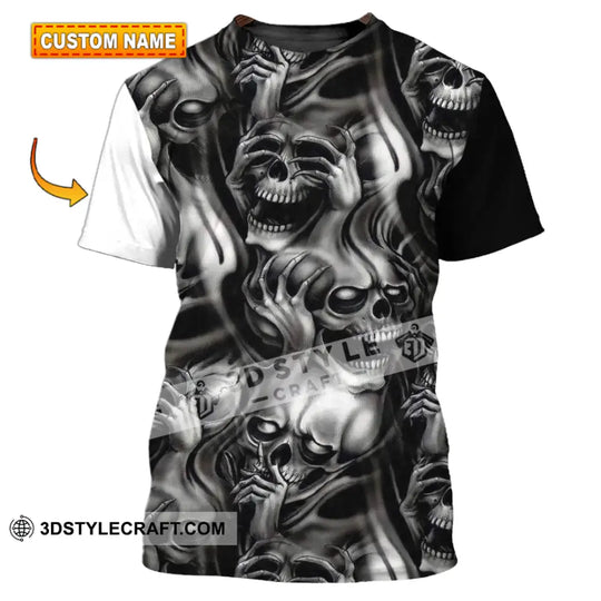 Unisex Shirt - Custom Skullcap Name T-Shirt style option 1