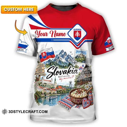 Unisex Shirt - Custom Slovakia Shirt style option 1