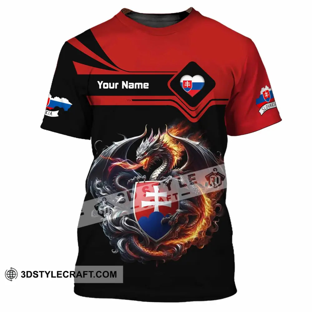 Unisex Shirt - Custom Slovakia Shirt - T-Shirt / S - T-shirt