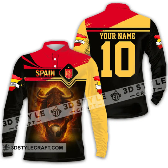 Unisex Shirt - Custom Spain 3D Shirt style option 4