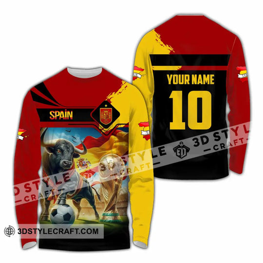 Unisex Shirt - Custom Spain 3D Shirt style option 4